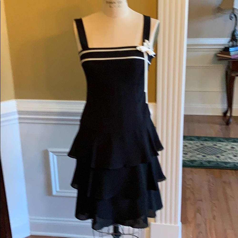 Ruffled skirt dress